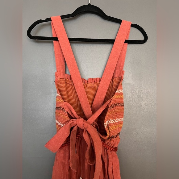 Free People Sienna Smocked Jumpsuit - Picture 8 of 16